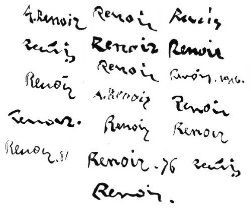 expertise signature renoir