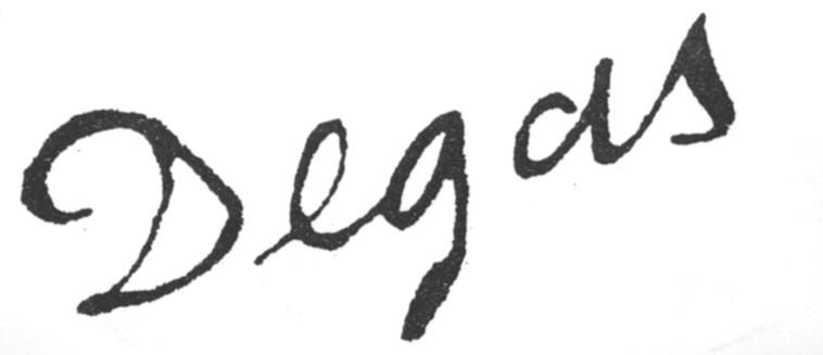 expertise signature degas