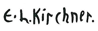 Expertise signature kirchner