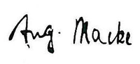 signature Auguste Macke