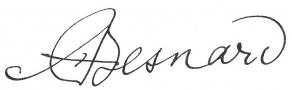 Louis Albert BESNARD signature