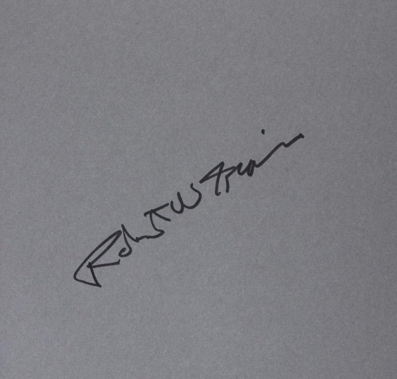 Robert IRWIN signature