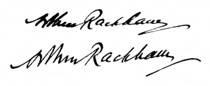 signature Arthur RACKHAM