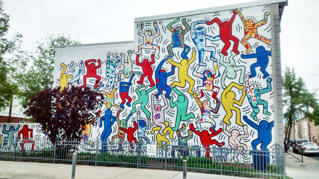 Fresque Keith Haring