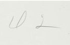 Signature Donald Sultan