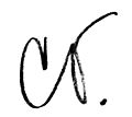 Signature Claes Oldenburg