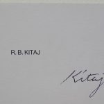 Signature Ron B. Kitaj