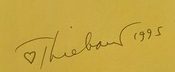 Signature Wayne Thiebaud