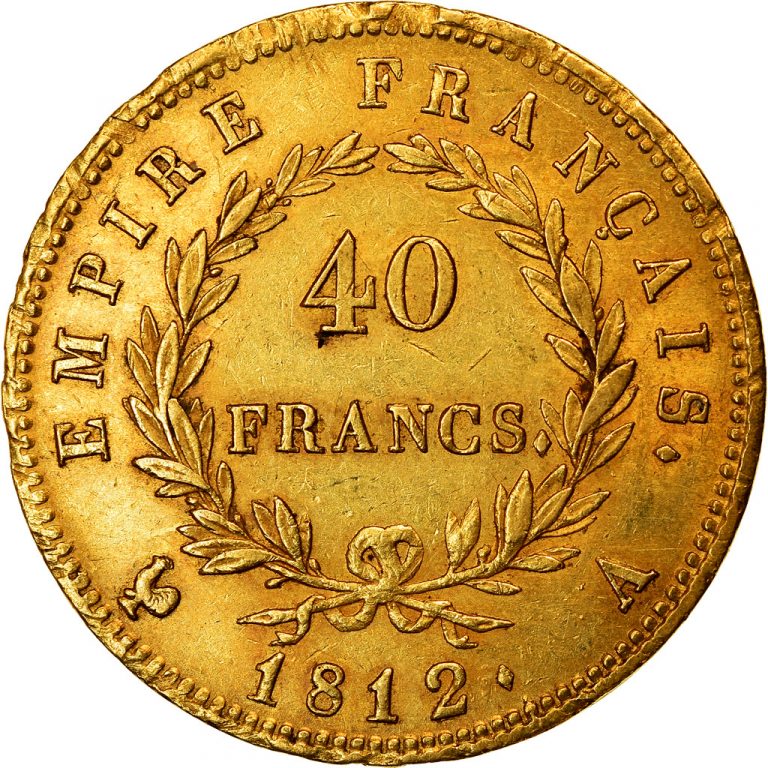 Prix D Une Piece De 40 Francs Or Napoleon