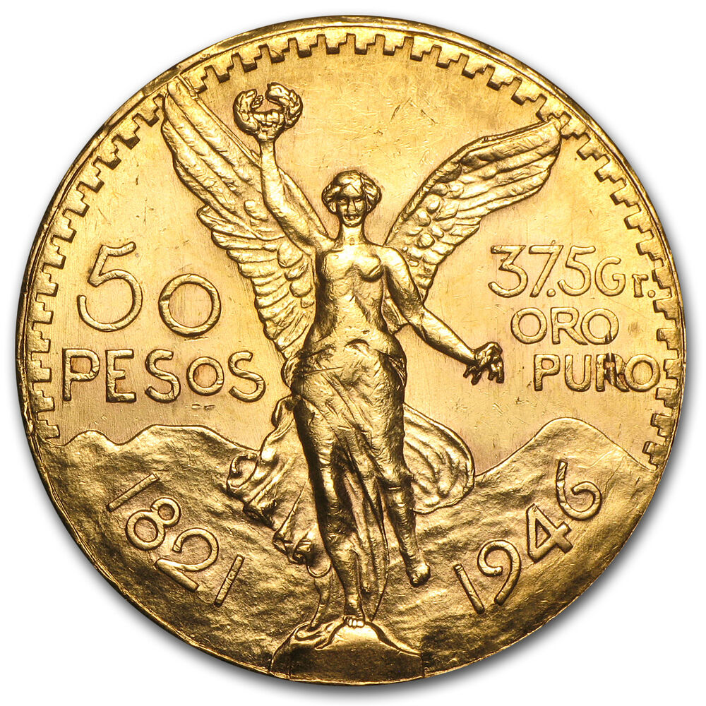N'importe quel de (1921-1947) Pièce de copie plaquée or du Mexique 50 Peso N'importe quel de (1921-1947) Pièce de copie plaquée or du Mexique 50 Peso