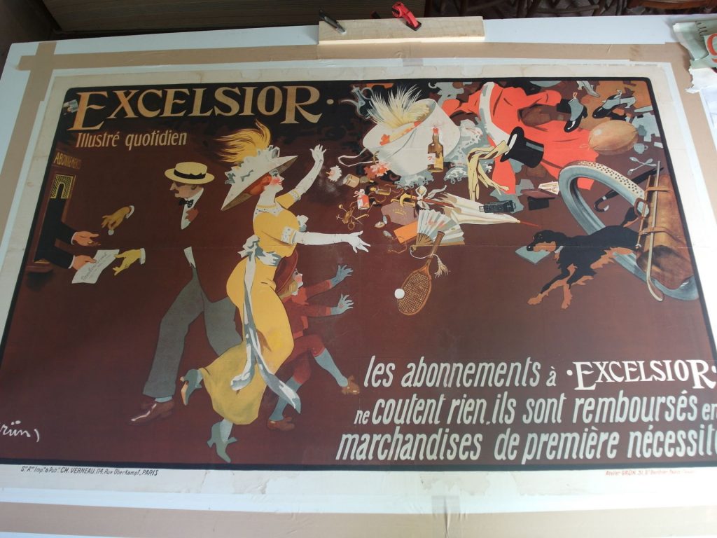 restauration expertise affiche lithographie