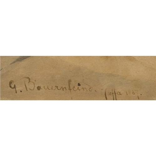 Signature Gustav Bauernfeind