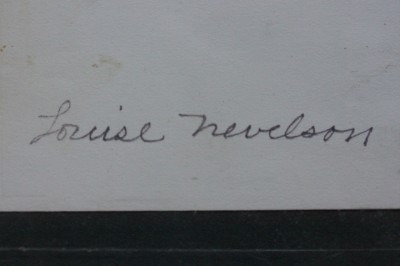 Signature Louise Nevelson