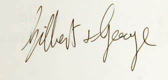 Signature Gilbert et Georges