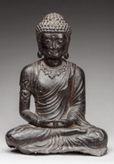 Oeuvre "Statue de Bouddha assis", XIIème siècle