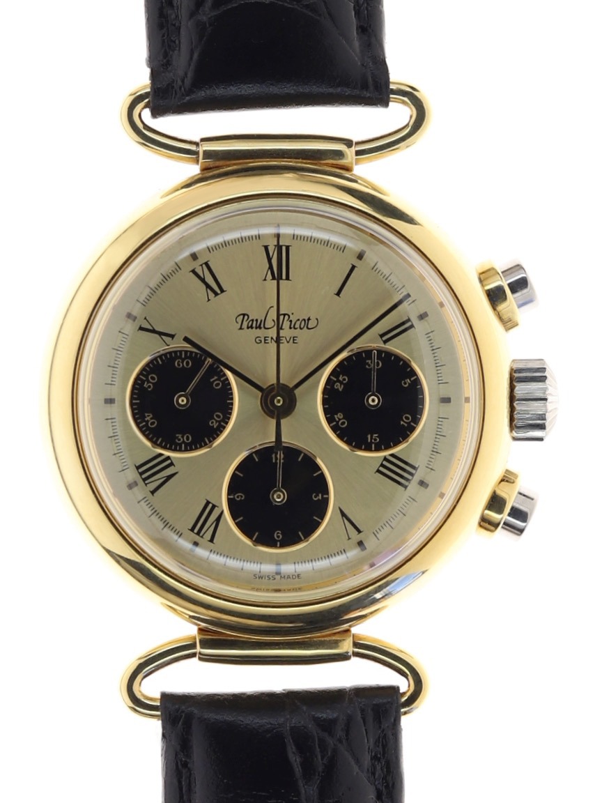 Montre Vintage Militaire Levrette Paul Picot - Mécanique, Boîtier Argenté 31mm, Années 1930