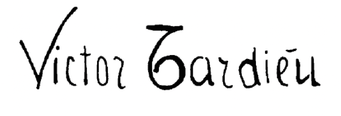 signature de Victor Tardieu